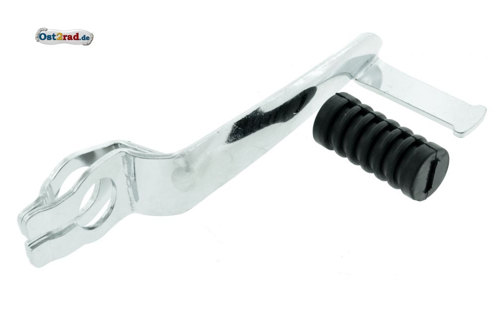 Fußschalthebel inkl. Gummi verchromt SIMSON S50 Fußschalthebel inkl. Gummi verchromt SIMSON S50