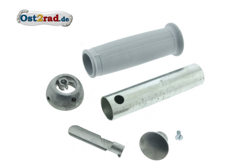Gasgriff Set Schiebegas GRAU Jawa Perak und 353 354 Gasgriff Set Schiebegas GRAU Jawa Perak und 353 354