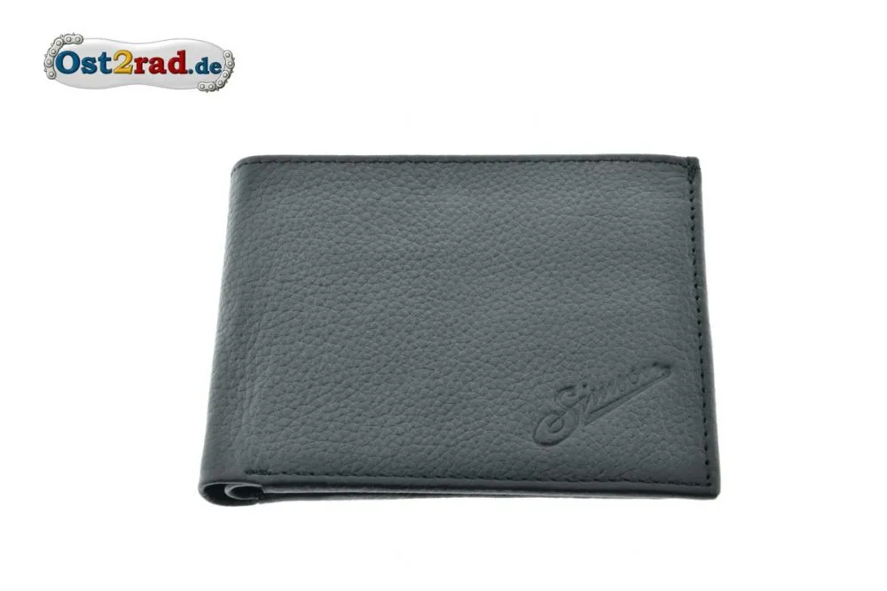 Geldbörse Simson Leder schwarz Geldbörse Simson Leder schwarz