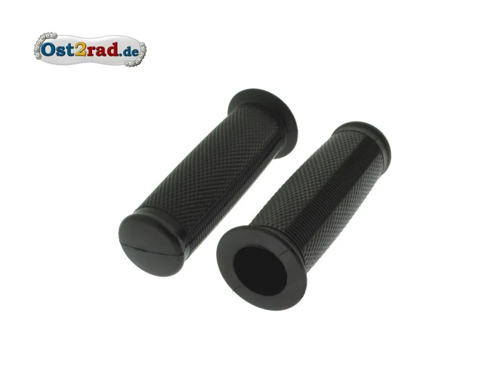 Griffgummi - Set SIMSON SR1, SR2, KR50, Spatz, ballig, schwarz Griffgummi - Set SIMSON SR1, SR2, KR50, Spatz, ballig, schwarz
