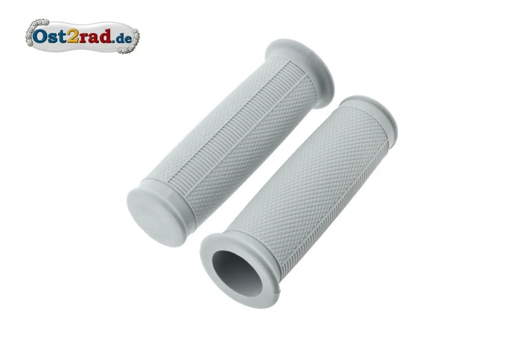 Lenkergriffgummi - Set für SIMSON SR1 SR2 KR50 Spatz ballig, grau, Standartqualität Lenkergriffgummi - Set für SIMSON SR1 SR2 KR50 Spatz ballig, grau, Standartqualität