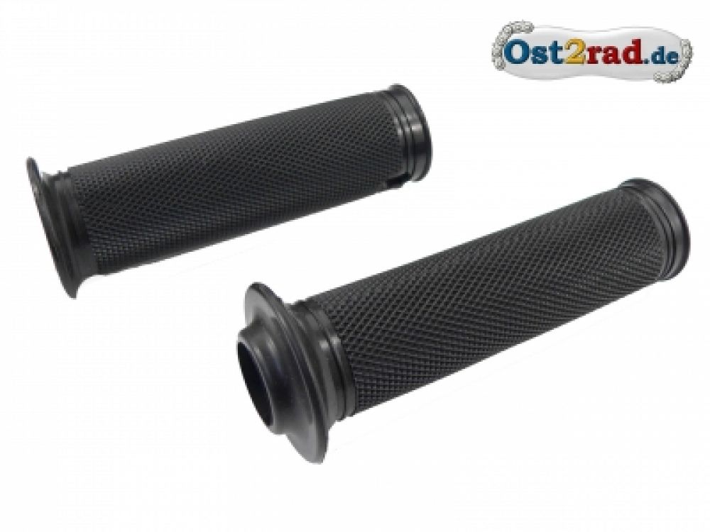 Grips Set CZ JAWA 125-350, gas + clutch, black Grips Set CZ JAWA 125-350, gas + clutch, black