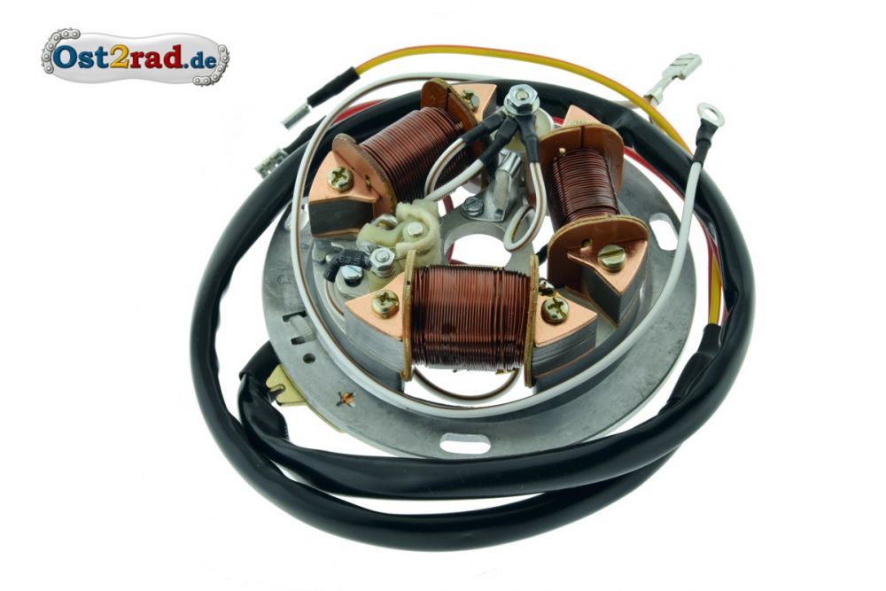 Grundplatte komplett 6V Unterbrecher SIMSON SR50 SR80 Grundplatte komplett 6V Unterbrecher SIMSON SR50 SR80