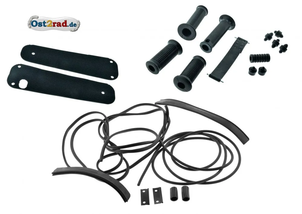 Gummisatz und Kedersatz GROSS Schwalbe KR51 23-teilig SCHWARZ Gummisatz und Kedersatz GROSS Schwalbe KR51 23-teilig SCHWARZ