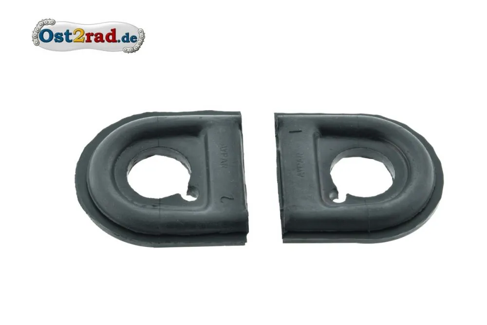 Gummi Paar Lampenoberteil Sportlenker JAWA 250 350 Gummi Paar Lampenoberteil Sportlenker JAWA 250 350