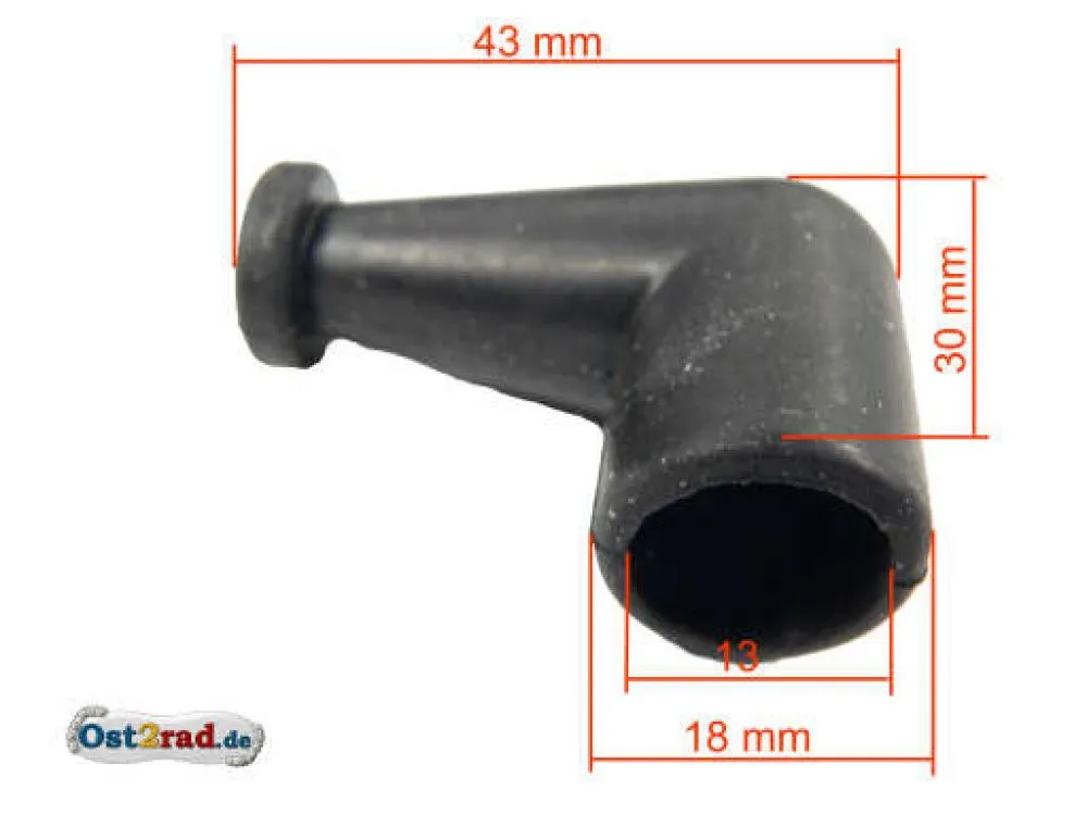 Rubber for ignition coil MZ ES, ETS, TS, ETZ, original form Rubber for ignition coil MZ ES, ETS, TS, ETZ, original form