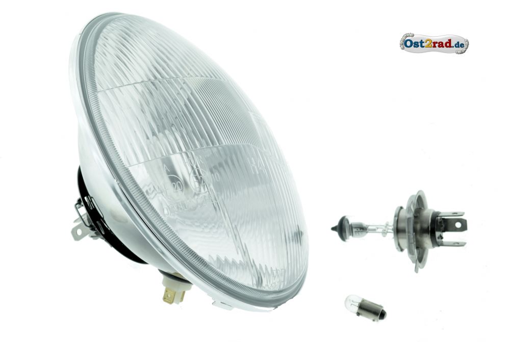 Reflektor Halogen H4 passend für Vape / MZ ETS TS ETZ 125 150 250 12V Reflektor Halogen H4 passend für Vape / MZ ETS TS ETZ 125 150 250 12V