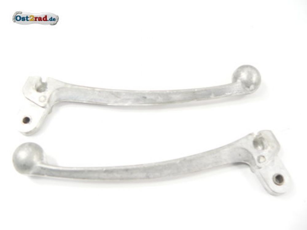 Lever set Jawa pioneer, Mustang aluminium ball Lever set Jawa pioneer, Mustang aluminium ball