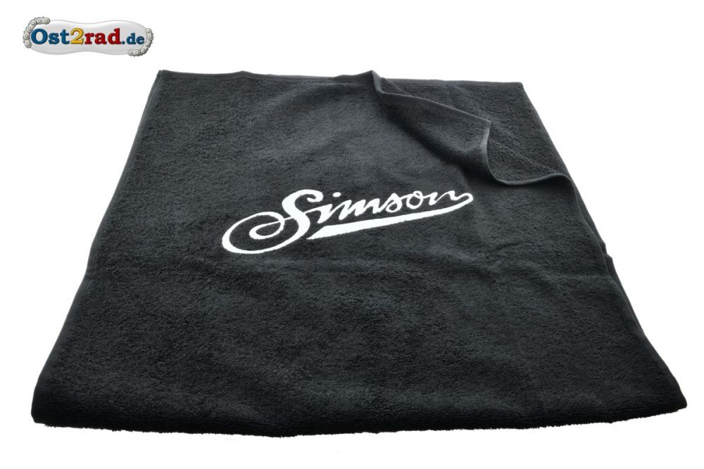 Handtuch Simson schwarz 100x50cm Handtuch Simson schwarz 100x50cm