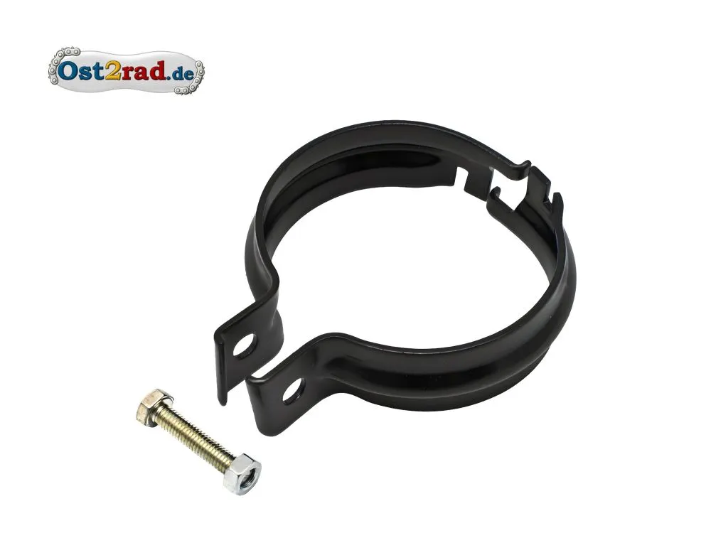 Hintere Auspuffhalteschelle schwarz SIMSON S50 S51 KR51 SR50