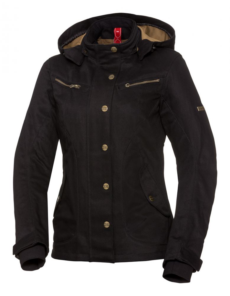 Motorradjacke Freitzeit Classic Nayla DAMEN schwarz Motorradjacke Freitzeit Classic Nayla DAMEN schwarz