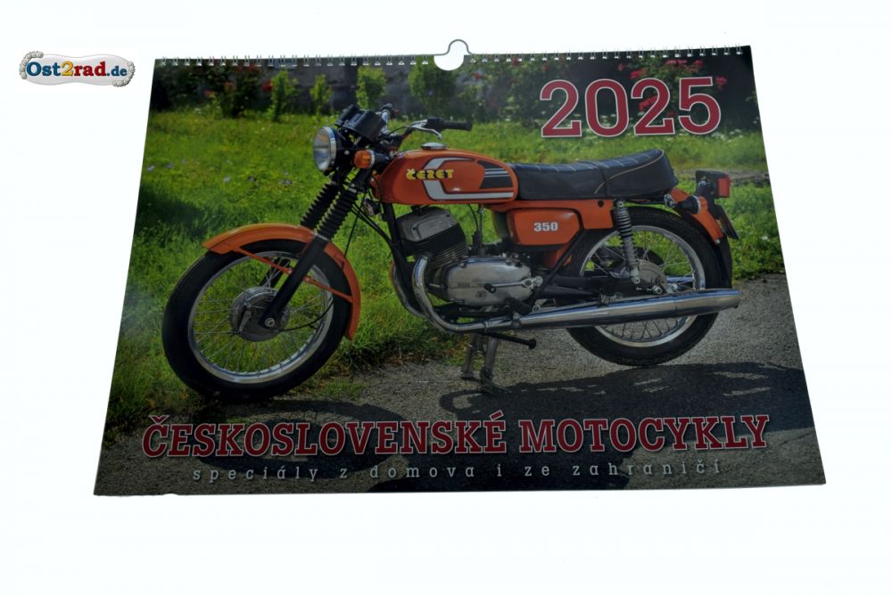 Kalender 2025 JAWA und CZ Modelle