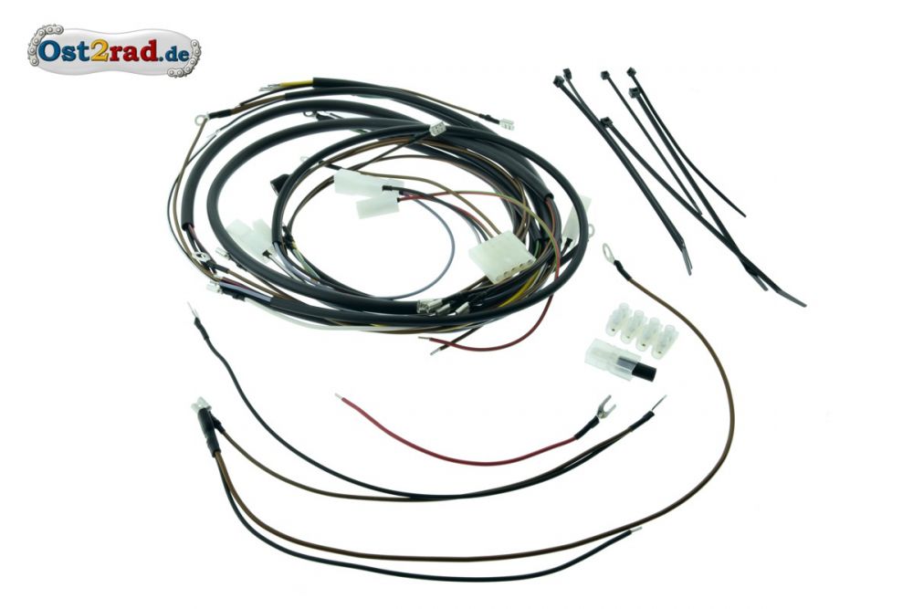 Kabelbaumset Simson KR51/1 für 12V-VAPE-Zündung mit ZADI-Zündschloss inkl. Schaltplan - deutsche Produktion Kabelbaumset Simson KR51/1 für 12V-VAPE-Zündung mit ZADI-Zündschloss inkl. Schaltplan - deutsche Produktion