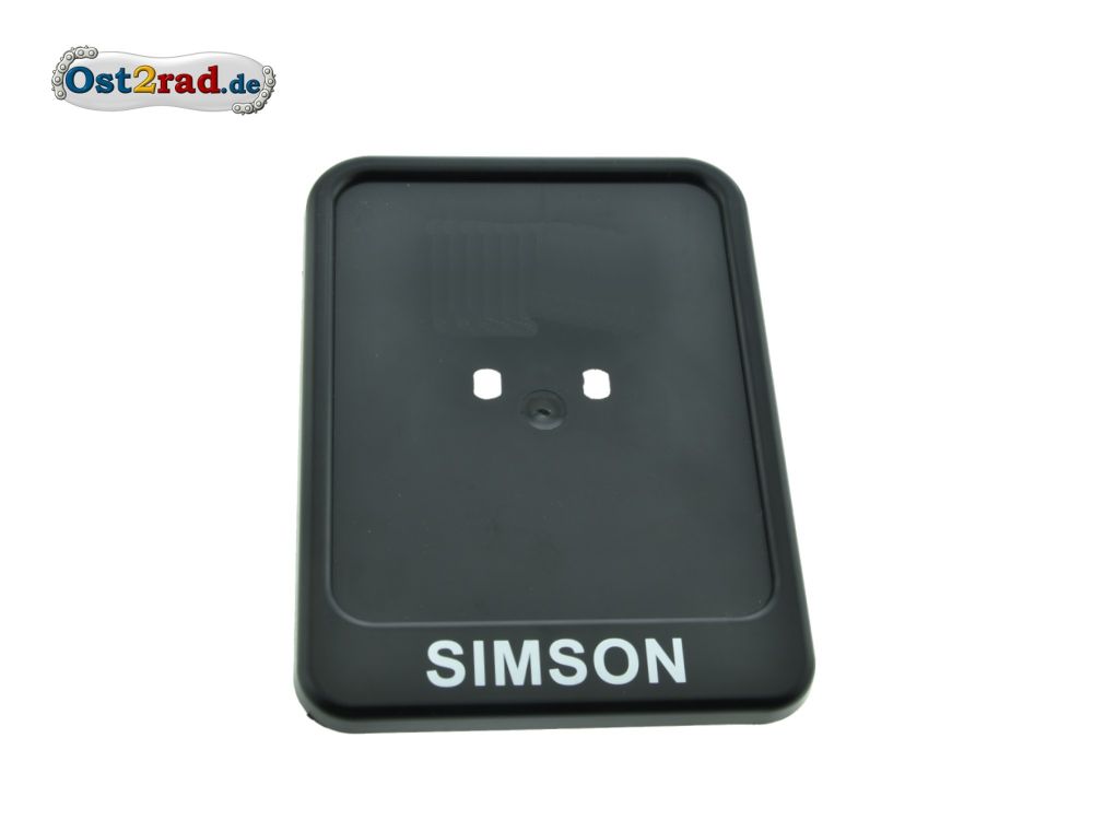 Kennzeichenhalter mit SIMSON Aufdruck Kennzeichenhalter mit SIMSON Aufdruck