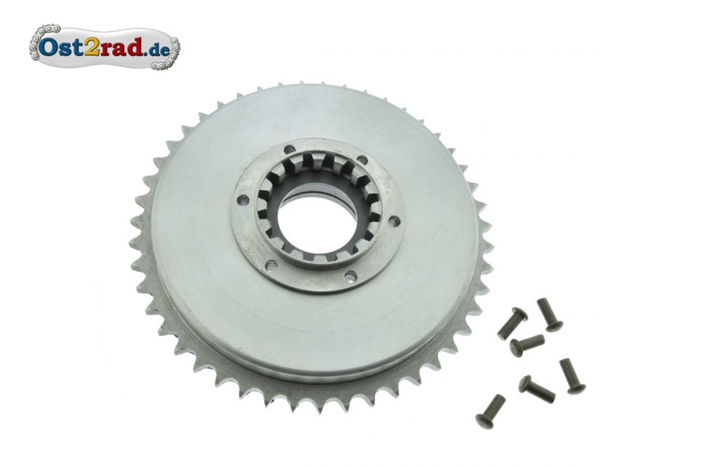 Kettenrad verzinkt Jawa Perak 250 350 160mm 47Z Kettenrad verzinkt Jawa Perak 250 350 160mm 47Z