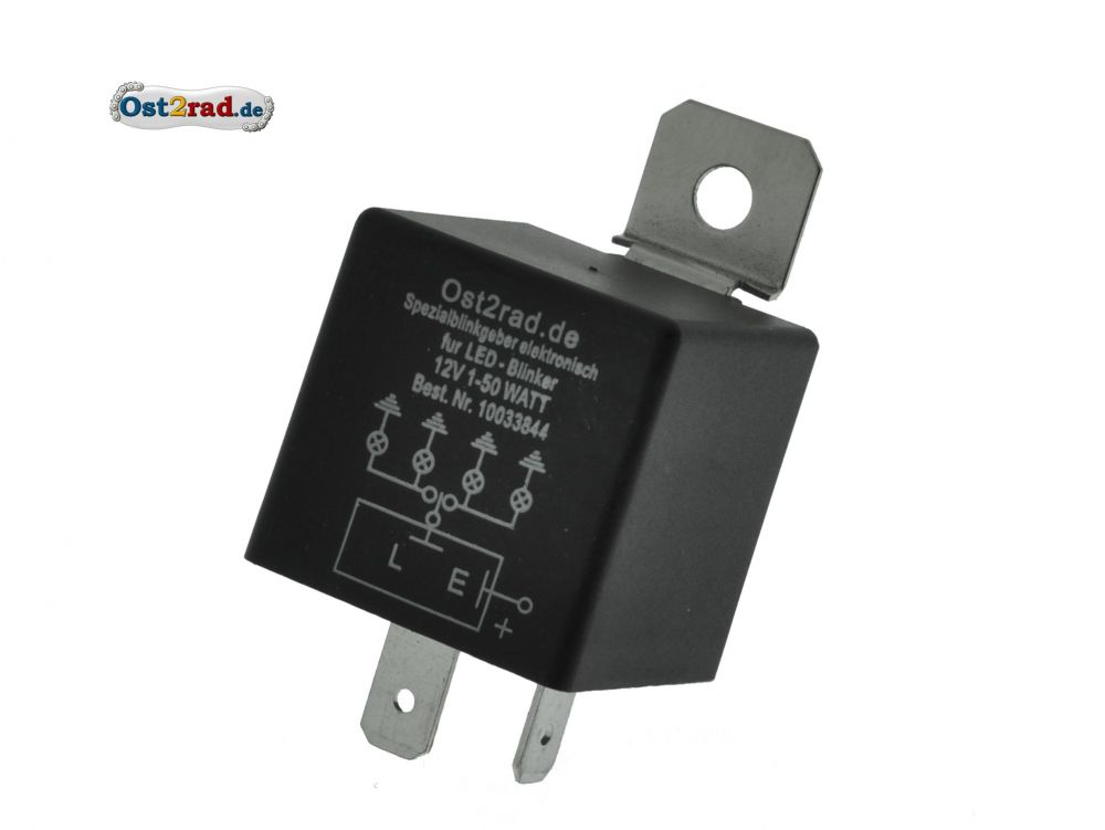 LED electronic flasher, 12V 1-50W LED electronic flasher, 12V 1-50W