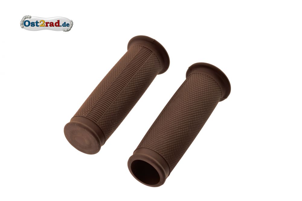 Lenkergriffgummi - Set für SIMSON SR1 SR2 KR50 Spatz ballig, BRAUN Lenkergriffgummi - Set für SIMSON SR1 SR2 KR50 Spatz ballig, BRAUN