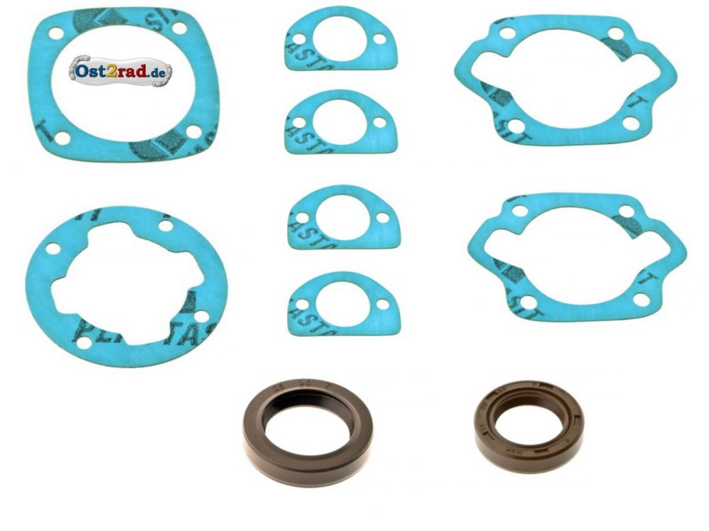 Motor Dichtsatz BK 350 Plastasit blau mit Simmerringe Motor Dichtsatz BK 350 Plastasit blau mit Simmerringe