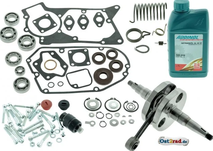 Komplettset Motorregeneration S70 S83 SR80, Kurbelwelle, Simmeringe, Dichtungen