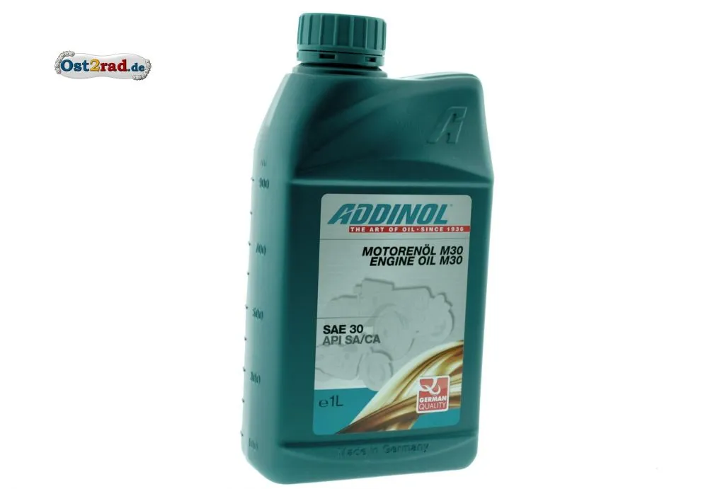 Motorenöl M30 1 Liter Addinol, Oldtimer, AWO, EMW, BMW Motorenöl M30 1 Liter Addinol, Oldtimer, AWO, EMW, BMW