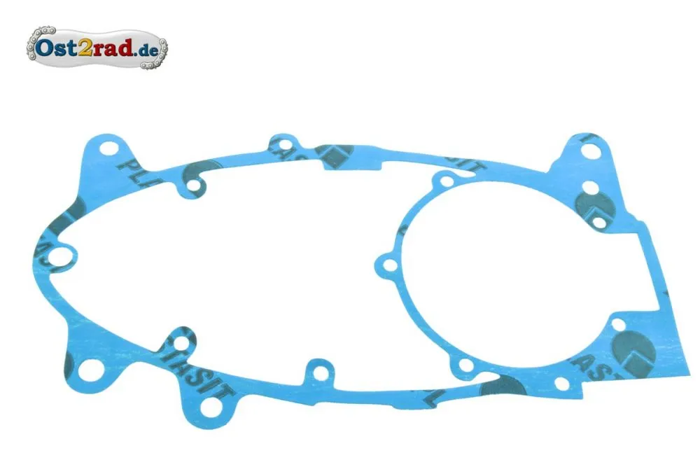 Motormitteldichtung Jawa Mustang Plastasit blau Motormitteldichtung Jawa Mustang Plastasit blau