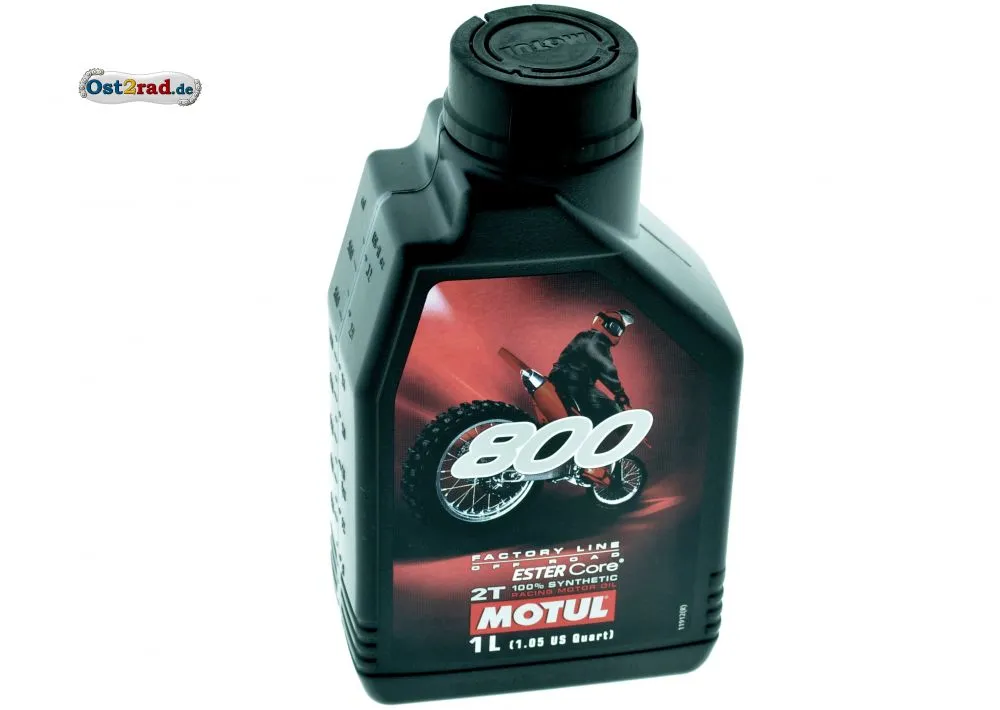 Motul 800 vollsynthetisches 2-takt Öl mit Ester, 1 Liter Motul 800 vollsynthetisches 2-takt Öl mit Ester, 1 Liter