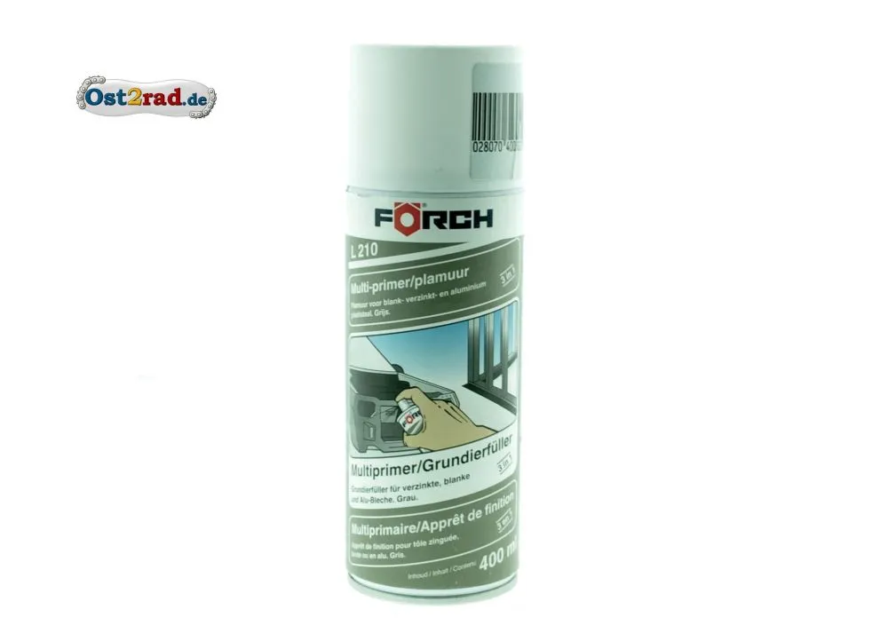 Mulitiprimer Grundierfüller 3 in 1 grau Spraydose 400ml Mulitiprimer Grundierfüller 3 in 1 grau Spraydose 400ml