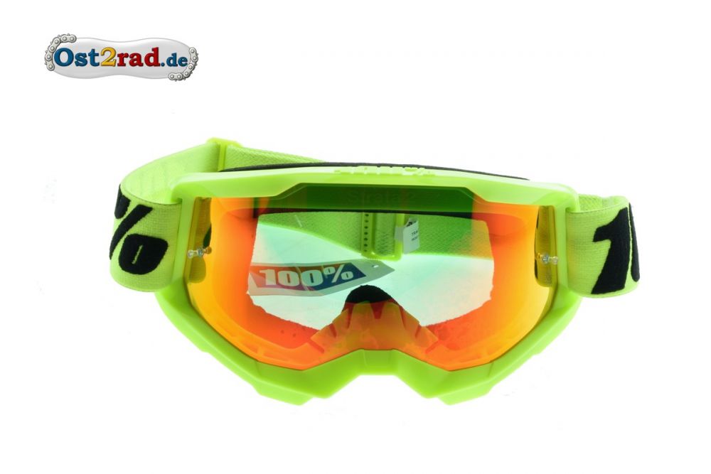 MX Brille Crossbrille gelb-orange verspiegelt MX Brille Crossbrille gelb-orange verspiegelt