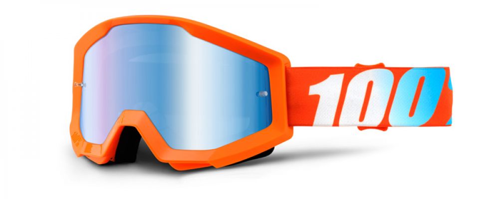 MX Brille Crossbrille orange verspiegelt MX Brille Crossbrille orange verspiegelt