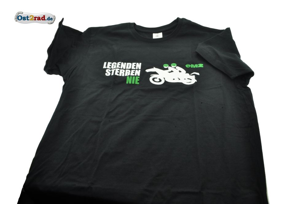 T-Shirt MZ Legenden sterben nie - SCHWARZ T-Shirt MZ Legenden sterben nie - SCHWARZ
