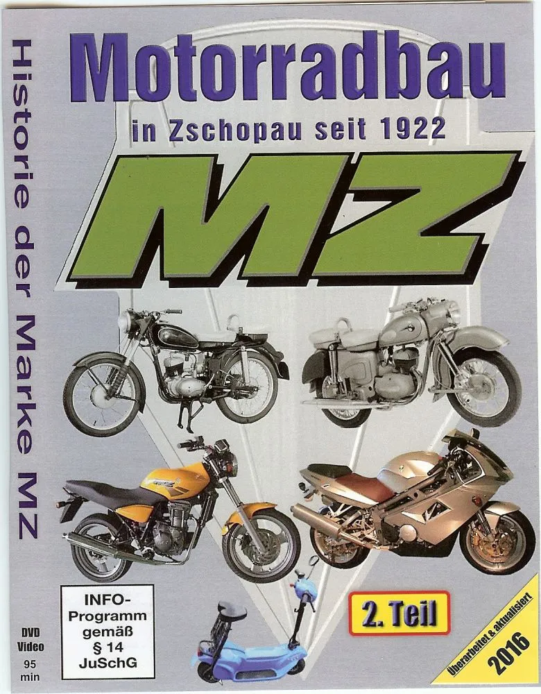 DVD Motorradbau in Zschopau ab 1945 2.Teil MZ DVD Motorradbau in Zschopau ab 1945 2.Teil MZ