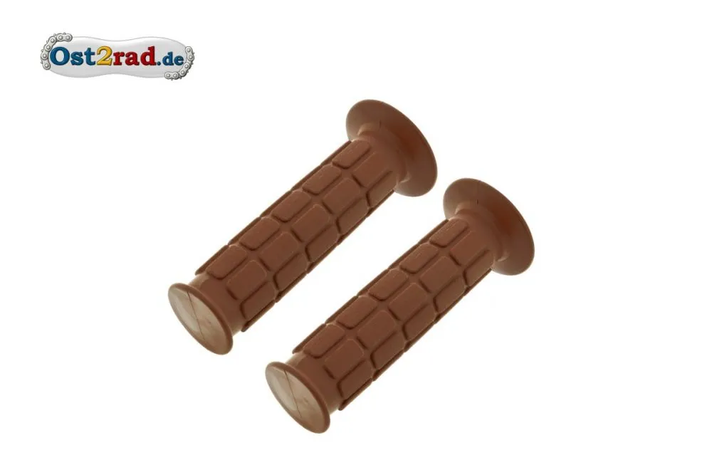 Paar Lenkergriffgummi S50 S51 SR50 rostbraun, 1. Qualität Paar Lenkergriffgummi S50 S51 SR50 rostbraun, 1. Qualität