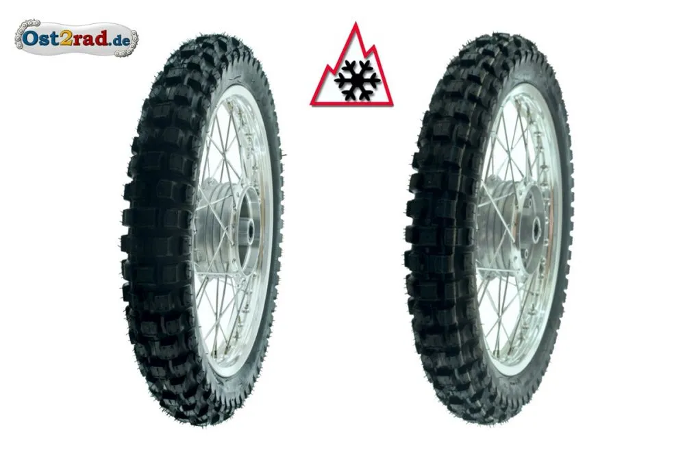 Paar Winter Kompletträder für Simson ALU-EDELSTAHL, Xtreme, S50, S51, Vogelserie Paar Winter Kompletträder für Simson ALU-EDELSTAHL, Xtreme, S50, S51, Vogelserie