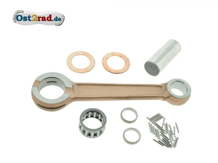 Pleuelsatz Kurbelwelle Kolbenbolzen 16mm mit Lagernadel JAWA CZ 125 - 350