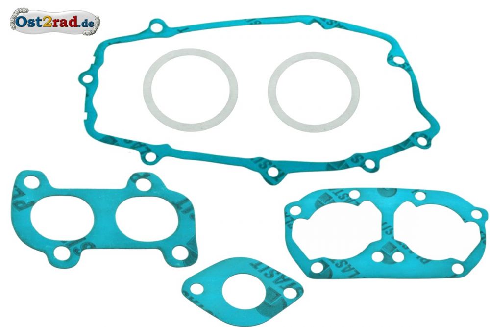 Profi Motor Dichsatz JAWA 638 Plastasit blau