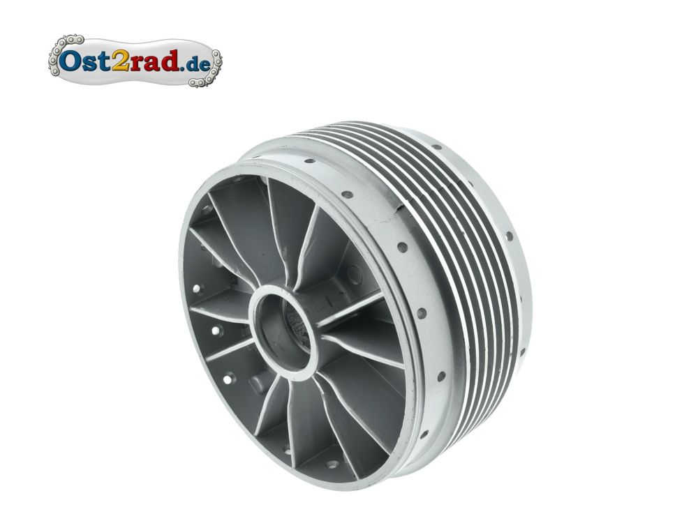 Radnabe Jawa 360, 632, 634, 638 160mm silber