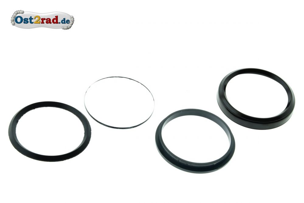 Reparatursatz Tachoring Glas 60mm für Simson S51 SCHWARZ Reparatursatz Tachoring Glas 60mm für Simson S51 SCHWARZ