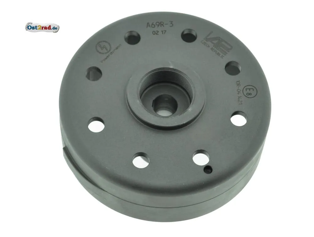 Rotor Powderdynamo mit außenliegenden Sensor passend für ES, TS, ETS 250 und BK 350 Rotor Powderdynamo mit außenliegenden Sensor passend für ES, TS, ETS 250 und BK 350