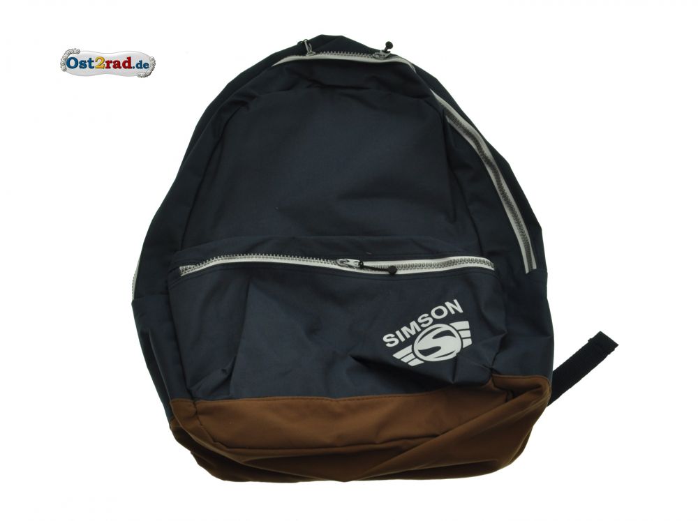 Rucksack blau Aufdruck SIMSON Logo Rucksack blau Aufdruck SIMSON Logo
