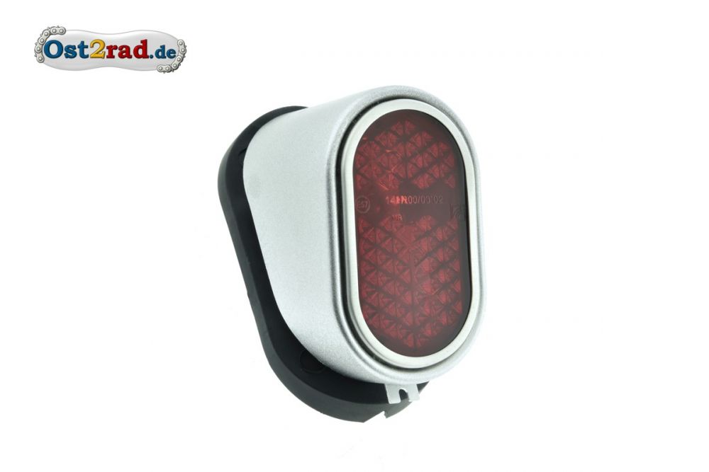 Rücklicht für Simson KR50 komplett, mit Unterlage und E-Zulassung Rücklicht für Simson KR50 komplett, mit Unterlage und E-Zulassung