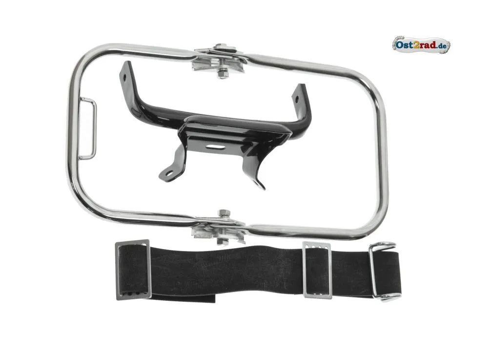 Gepäckträger kurzer Stützbügel MIT RIEMEN und SCHUTZBLECHHALTER S51E S70E Gepäckträger kurzer Stützbügel MIT RIEMEN und SCHUTZBLECHHALTER S51E S70E