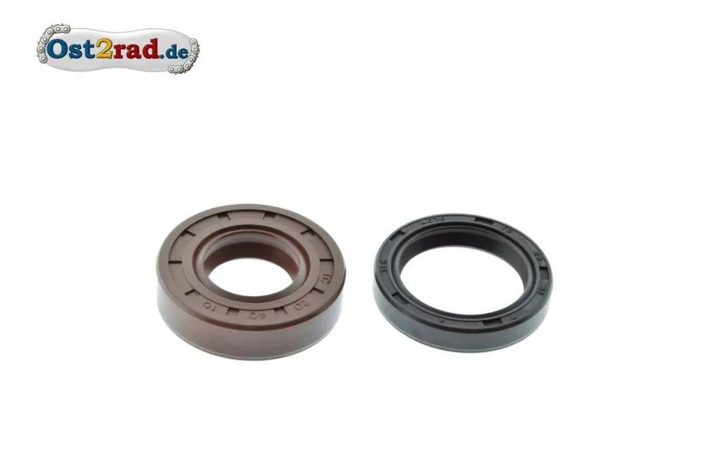 Satz Wellendichtringe Motor JAWA CZ 125 175 FKM braun Satz Wellendichtringe Motor JAWA CZ 125 175 FKM braun