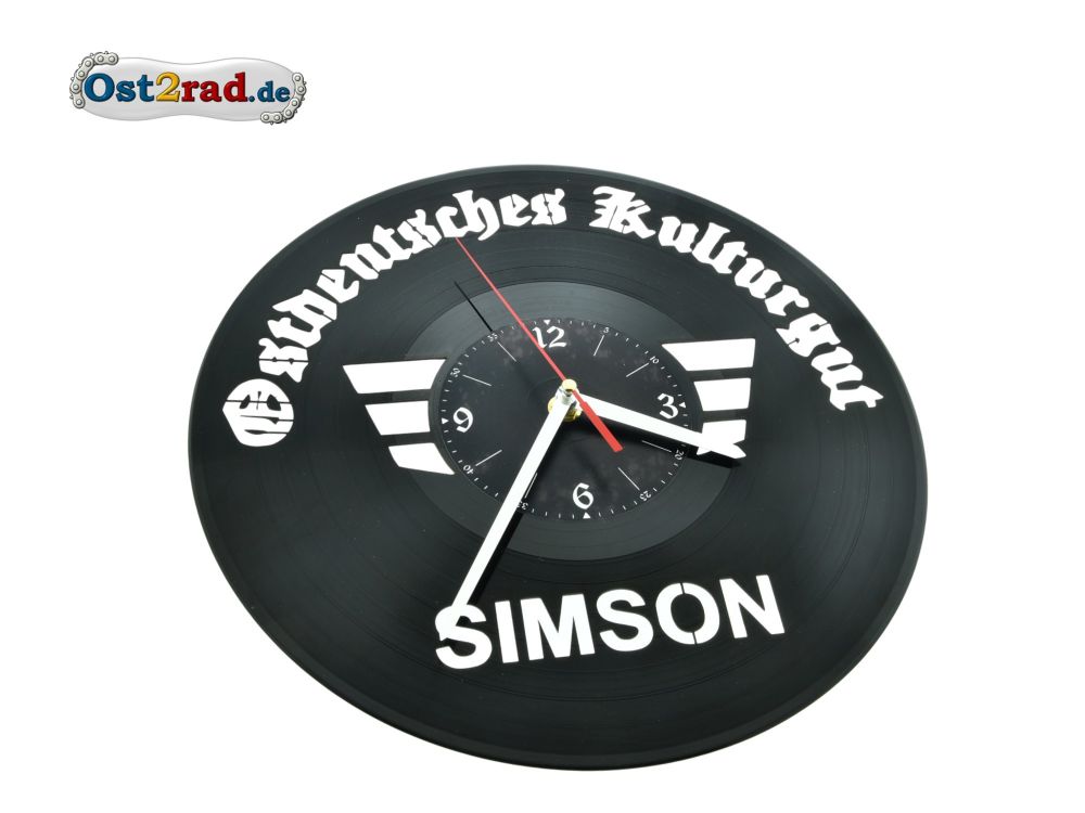 Schallplattenuhr Wanduhr Ostdeutsches Kulturgut Schallplattenuhr Wanduhr Ostdeutsches Kulturgut