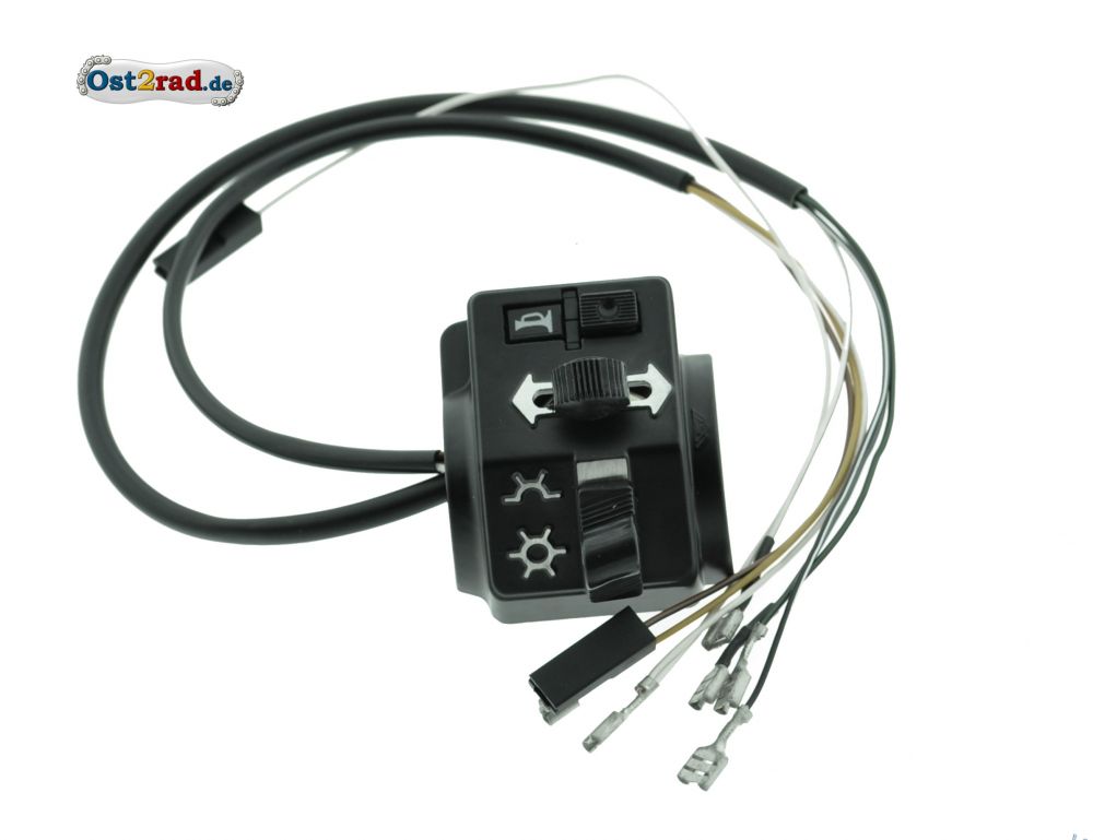 Schalterkombination kompl. m. Kabel OHNE LICHTHUPE SR50 SR80 Schalterkombination kompl. m. Kabel OHNE LICHTHUPE SR50 SR80