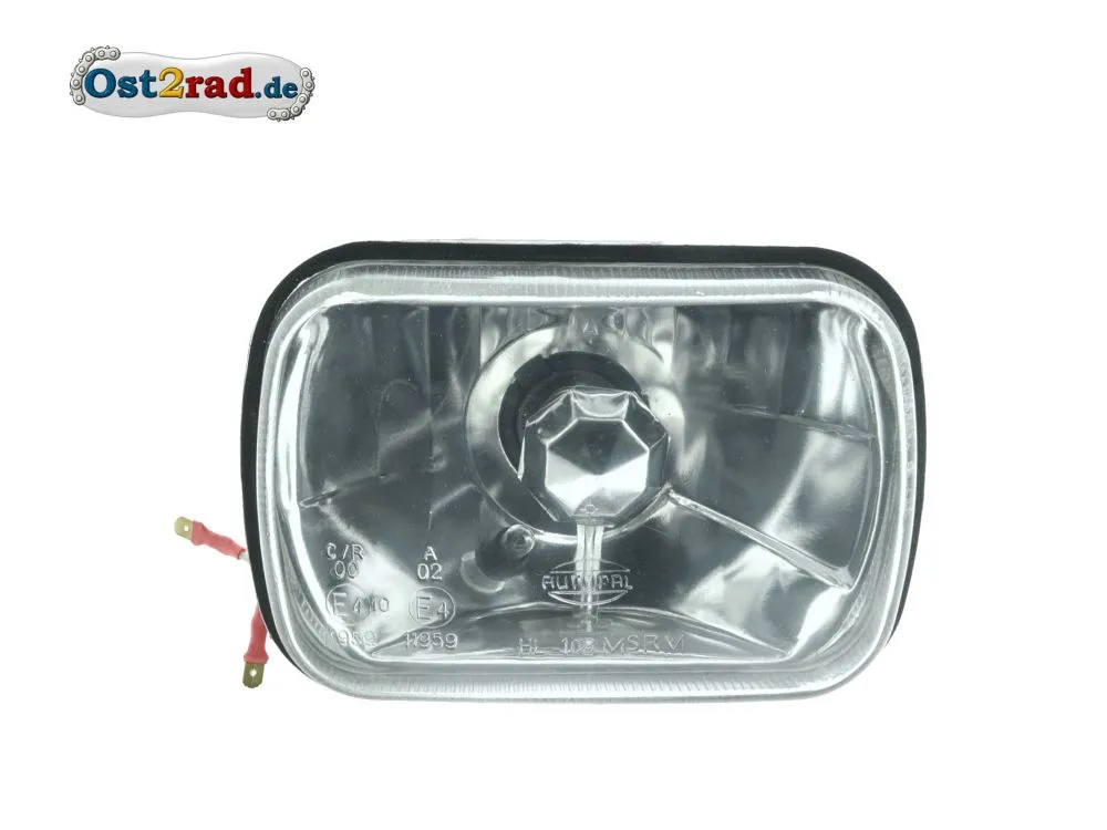 Scheinwerfer Halogen eckig Jawa 639 640 Scheinwerfer Halogen eckig Jawa 639 640