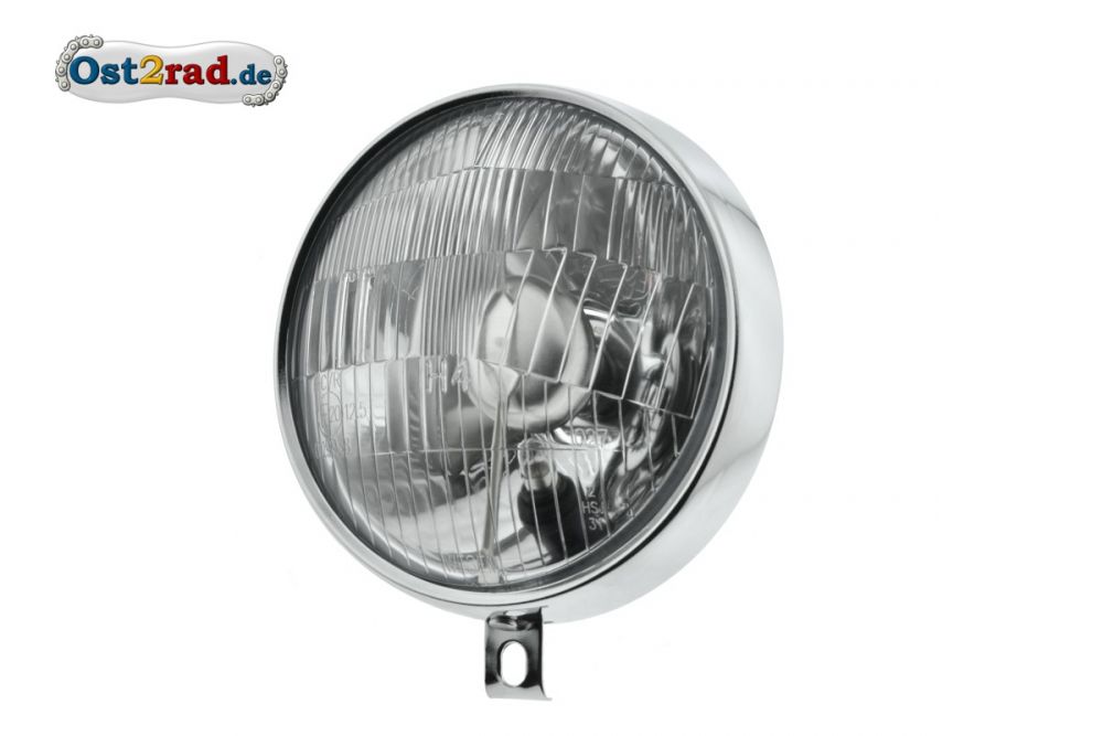 Scheinwerfereinsatz, Reflektor Halogen für Simson S50 S51 mit Ring Scheinwerfereinsatz, Reflektor Halogen für Simson S50 S51 mit Ring