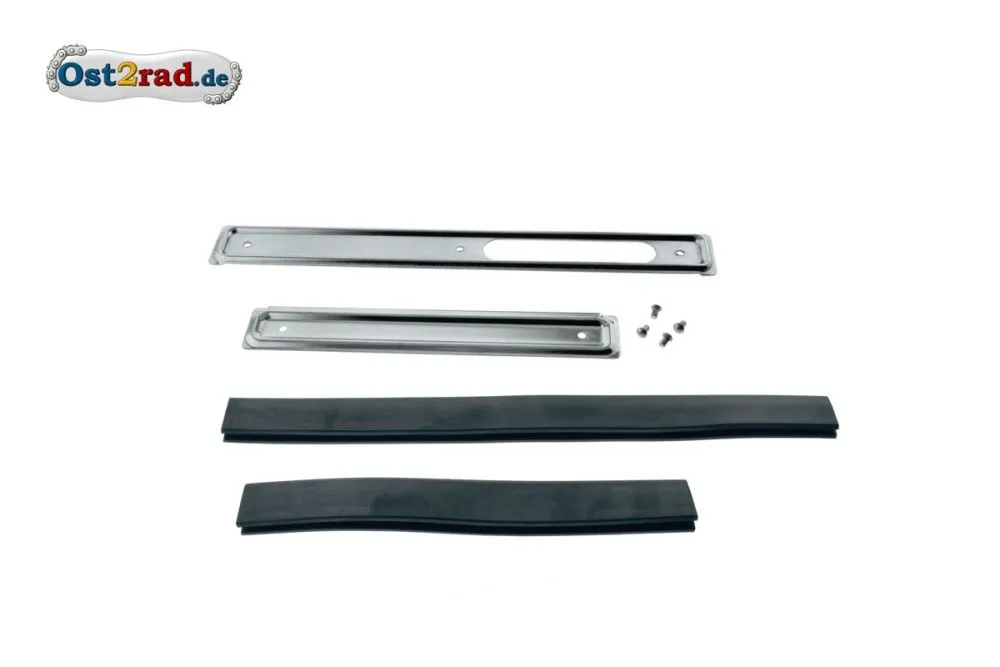 Scheuerleiste am Motortunnel Schwalbe Set verchromt Scheuerleiste am Motortunnel Schwalbe Set verchromt