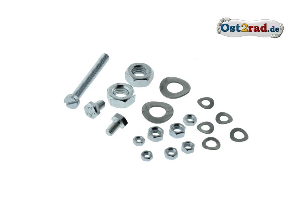Schraubensatz Fahrgestell Vordergabel Schutzblech SIMSON SR1 Schraubensatz Fahrgestell Vordergabel Schutzblech SIMSON SR1