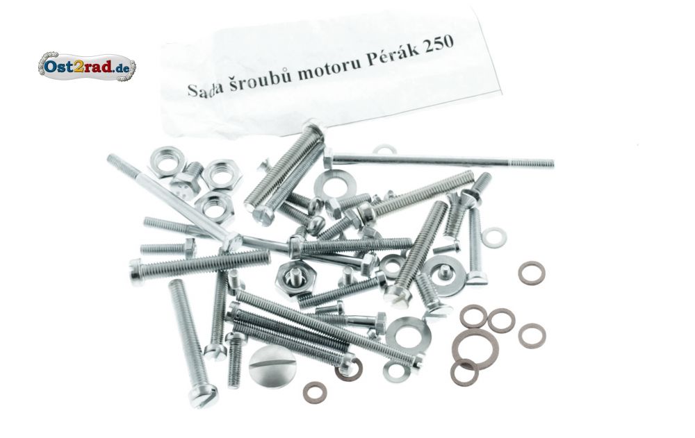 Schraubensatz Motor JAWA Perak 250 Typ 11 Schraubensatz Motor JAWA Perak 250 Typ 11