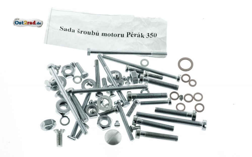 Schraubensatz Motor JAWA Perak 350 Typ 18 Schraubensatz Motor JAWA Perak 350 Typ 18